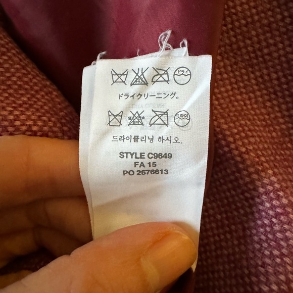 J Crew No. 2 Pencil skirt. Wool, fully lined, size 6 - Picture 4 of 7